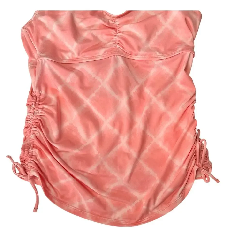 NWOT Carve Designs Camari Tankini Swim Top Rose Pink Size 34C